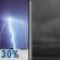 Chance T-storms then Cloudy