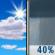 Mostly Sunny then Chance Showers